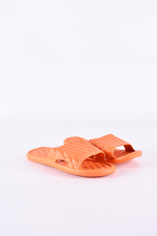 Шльопанці жіночі з піни (матеріал EVA) кол. помаранчевий "YZY" Розміри в наявності : 36, 38, 40 арт.B26