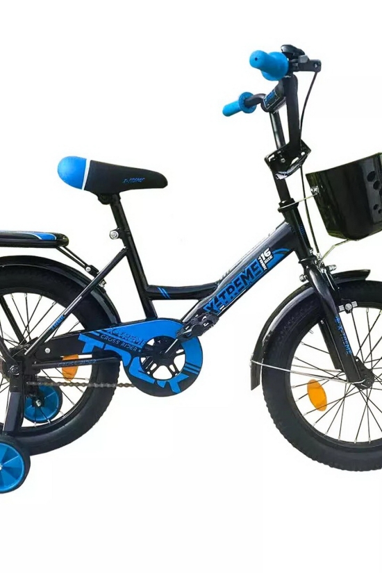 Велосипед (кол. чорний/синій) сталь розмір рами 16" розмір коліс 16" "X-TREME TREK" арт.124997