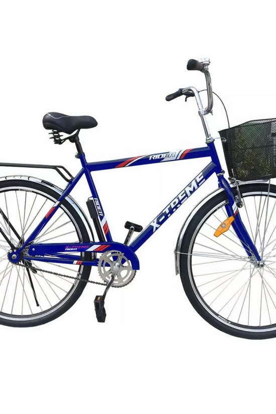 Велосипед (цв.синий/красный) сталь размер рамы 28" размер колес 28" "X-TREME RIDER" арт.125013