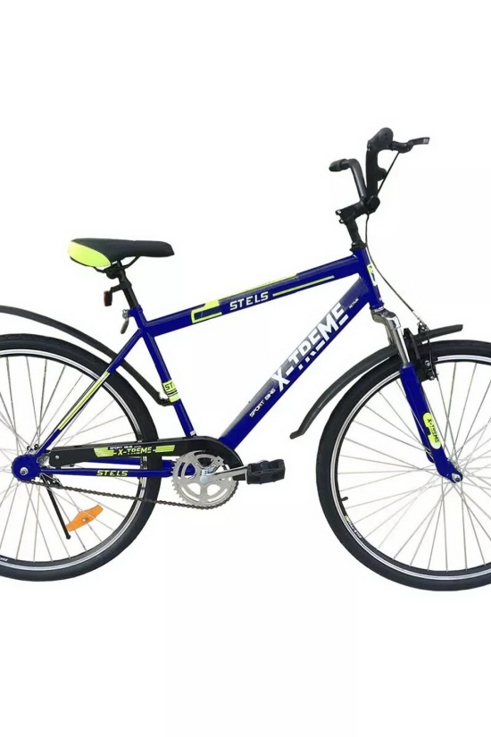 Велосипед (цв.синий/желтый) сталь размер рамы 28" размер колес 28" "X-TREME STELS" арт.125033