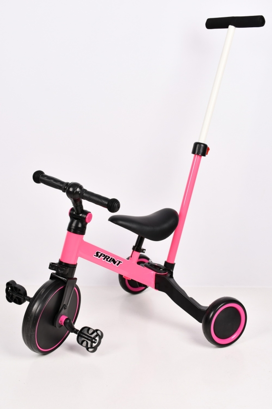 Велосипед 3-х колёсный EVA 9.5х5" (цв.розовый) арт.TR2451