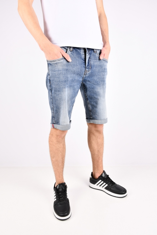 Шорти чоловічі джинсові стрейчові "PAGALEE" Розміри в наявності : 32, 33, 34, 36, 38 арт.P6967D