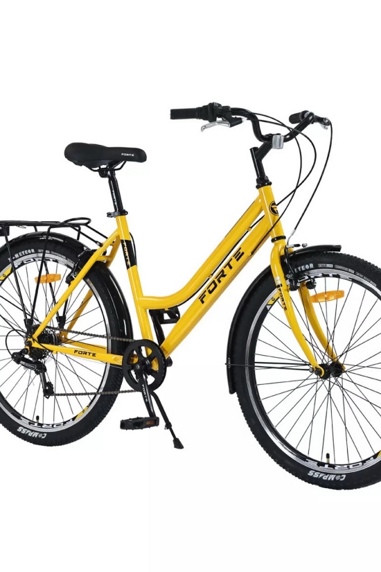 Велосипед (цв.желтый) сталь размер рамы 19" размер колес 26" "FORTE CREED" арт.128228