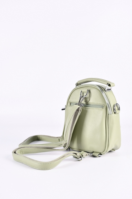Рюкзак женский (цв.зелёный) размер 17/20/7 см. арт.SX612