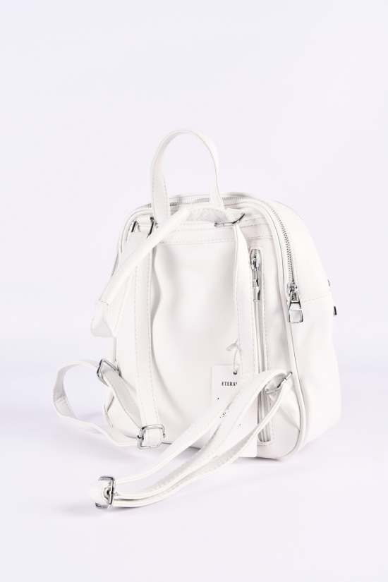 Жіночий рюкзак (цв. білий) розмір 24/27/9 см. арт.PS3007