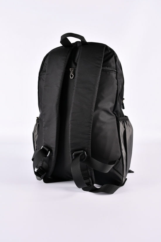 Рюкзак з плащової тканини (кол. чорний/сірий) "GORANGD" розмір 30/45/14 см. арт.6816
