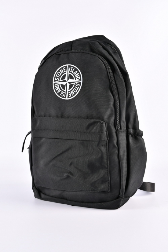 Рюкзак з плащової тканини (кол. чорний) розмір 44/13/28 см арт.8608