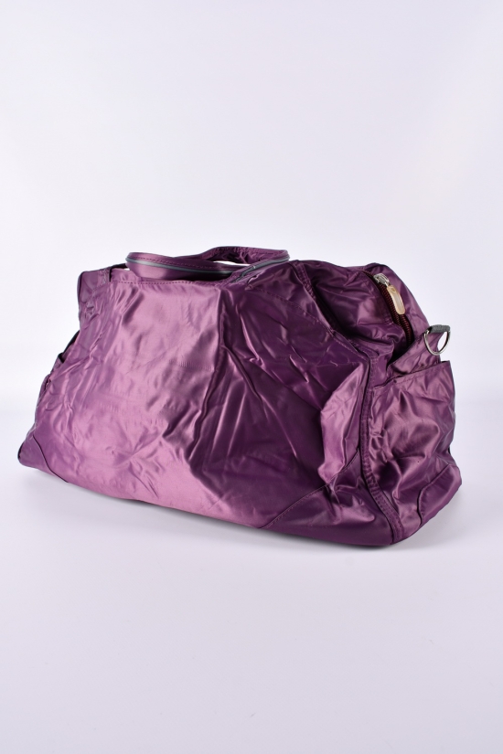 Сумка дорожная из плащевки (цв.фиолетовый) размер 51/30/29 см арт.289142