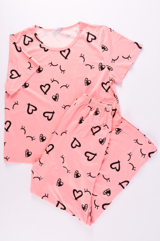 Пижама женская (цв.розовый) Размеры в наличии : 48, 50, 52, 54, 56 арт.N60021