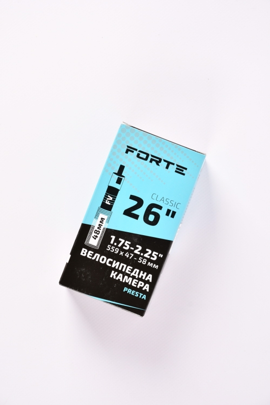 Велокамера FORTE Classic 26" х 1,75-2,25 FV (PRESTA)48mm арт.134552