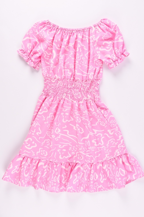 Платье для девочки (цв.розовый) Рост в наличии : 128, 134, 140, 152 арт.764