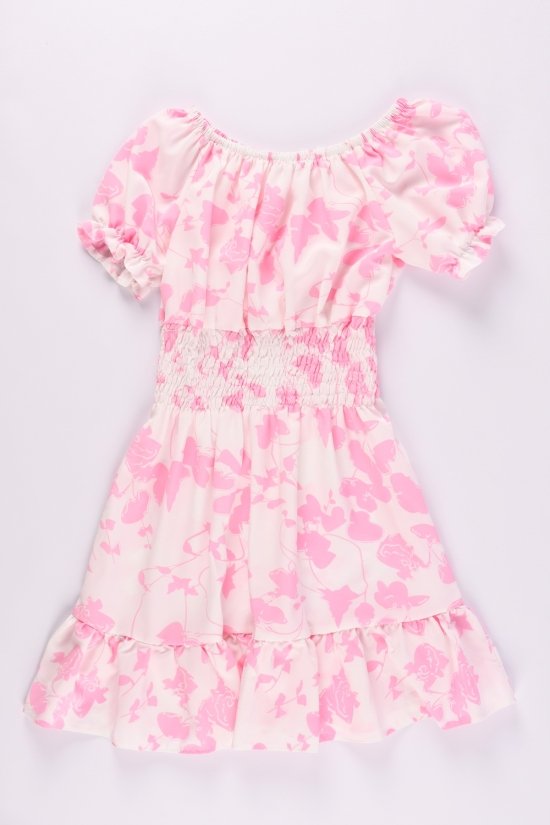 Платье для девочки (цв.белый/розовый) Рост в наличии : 128, 134, 140, 146, 152 арт.764