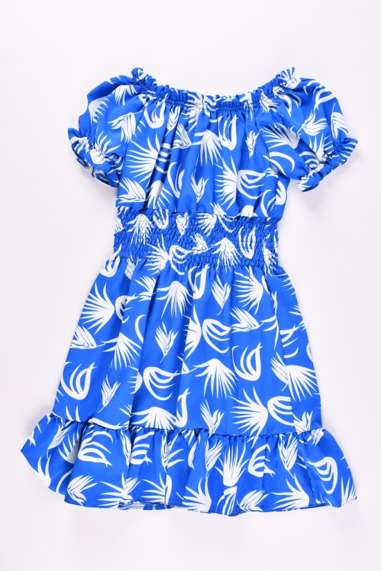 Платье для девочки (цв.синий/белый) Рост в наличии : 128, 134, 140, 146 арт.764