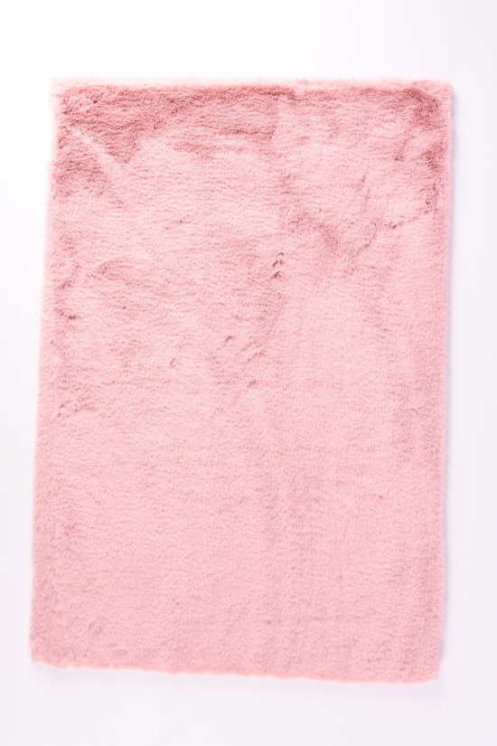 Коврик меховый (цв.розовый) 60/90 см "Malloory Home" арт.7757