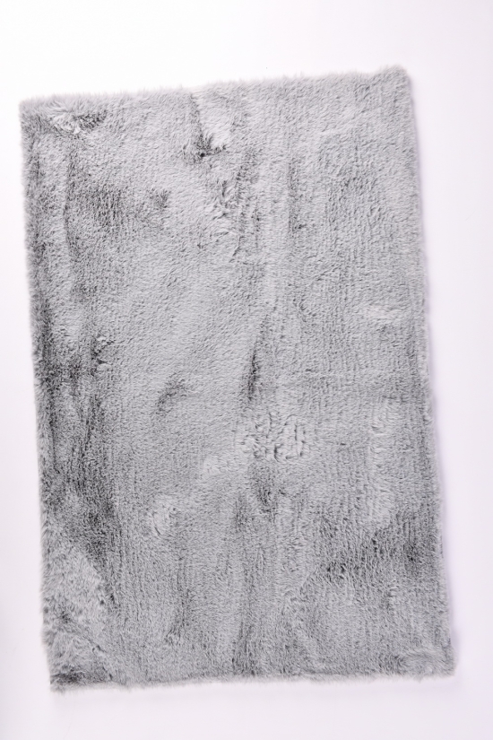 Коврик меховый (цв.серый) 60/90 см "Malloory Home" арт.7757