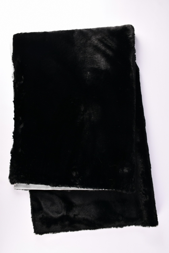 Коврик меховый (цв.чёрный) 120/180 см "Malloory Home" арт.7759