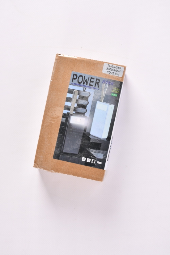 Power Bank 30000mAh 22.5W LED підсвічування арт.TUGII-353